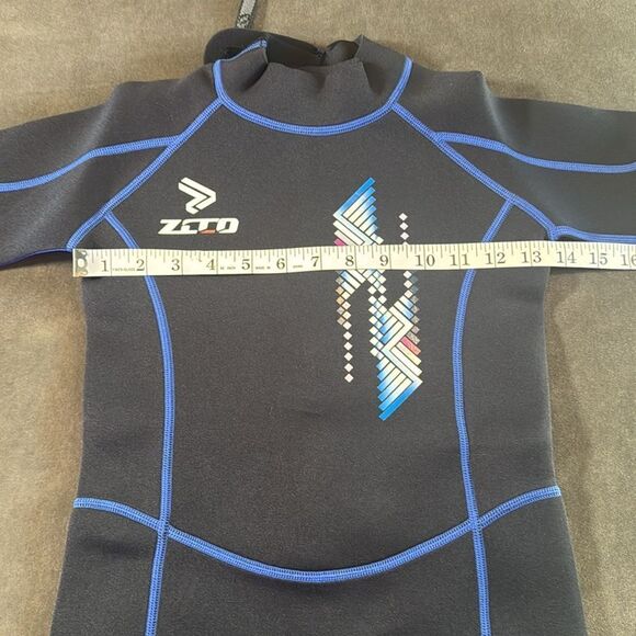 Kids Full Body Wetsuit Unisex Neoprene 2.5mm Black Zip Back Closure Size M NEW - Picture 4 of 11